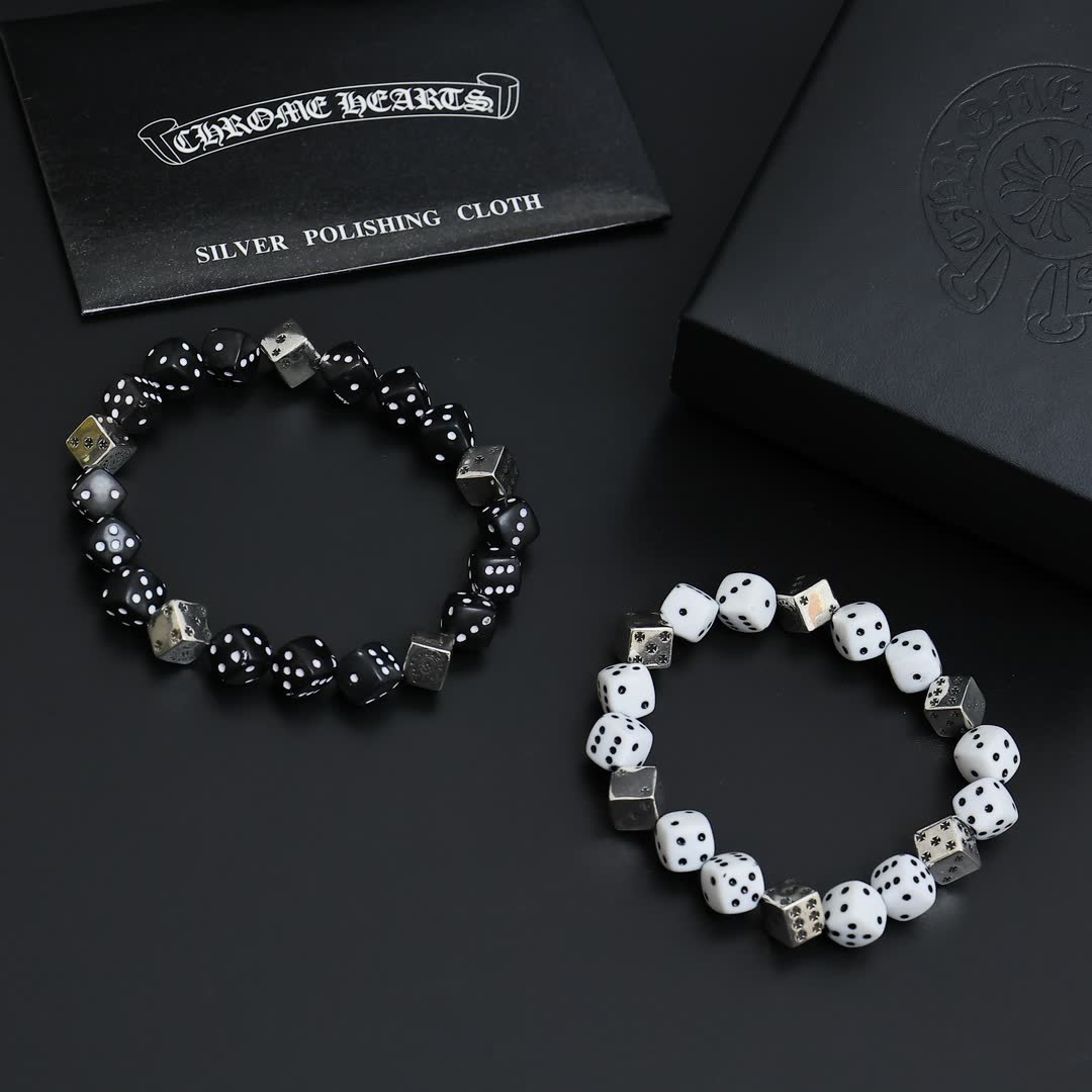 Chrome Hearts Dice Bead Bracelet